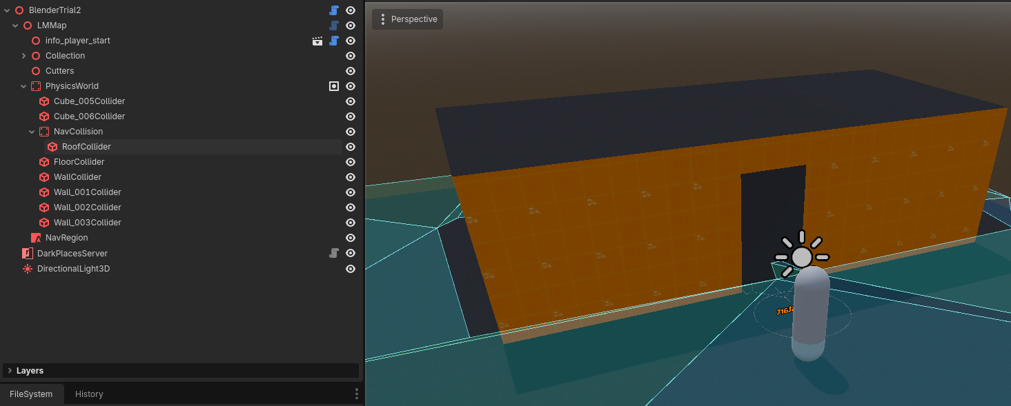 Baked NavigationRegion3D in Godot